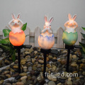 Courtyard Resin Lamp Lapin en forme